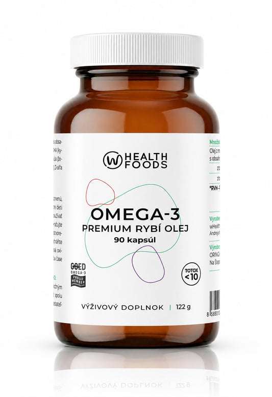Omega-3 Premium rybí olej – 90 kapsúl (EPA 700 mg / DHA 500 mg)
