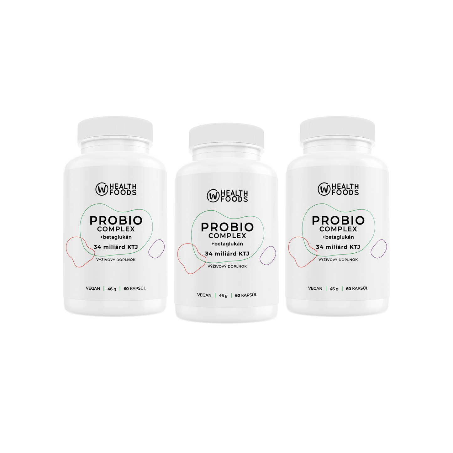 wHealth Zdravé trávenie - 3x Probio Complex